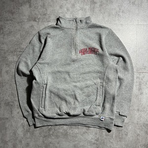 00s Russell Half-zip カレッジ グレー M / 身幅54 着丈55cm
