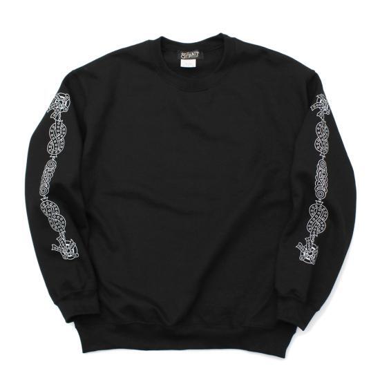 "THE CHRONIC" CREW NECK SWEAT #BLACK