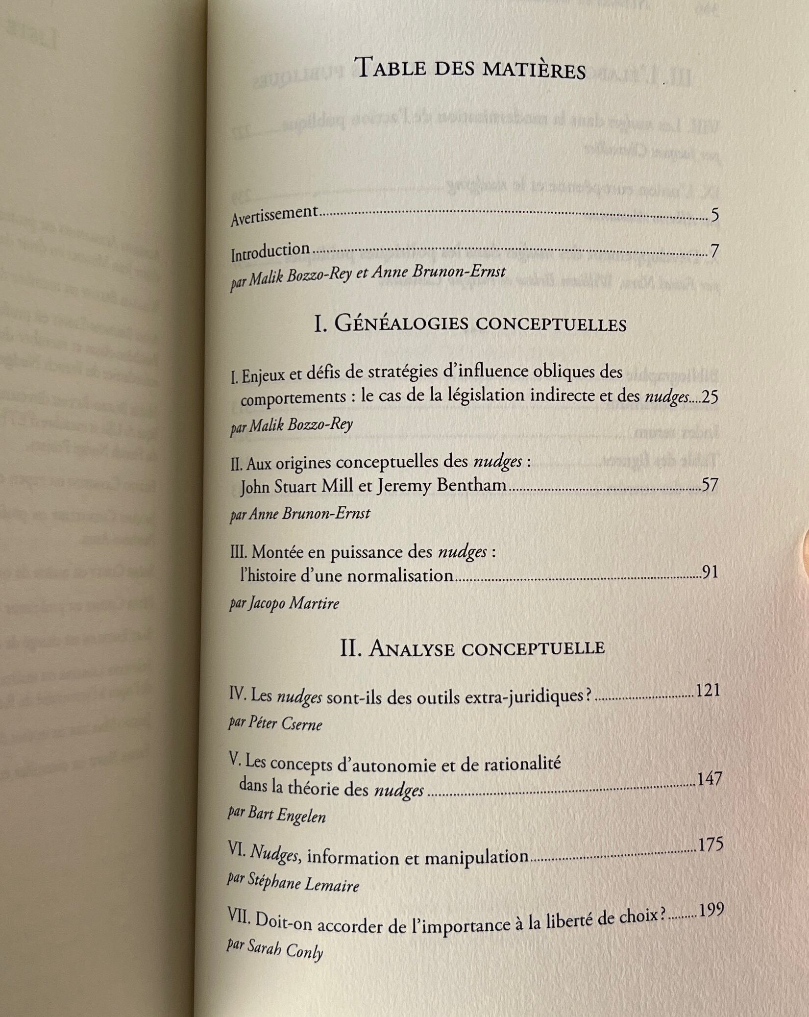 Nudges et Normativites: Genealogies, Concepts et Applications / Malik Bozzo-Rey et Anne Brunon-Ernst / Hermann