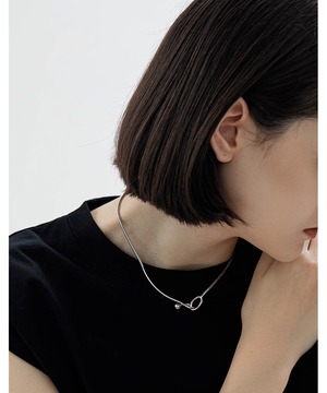 スネークチェーンネックレス【e-70612】