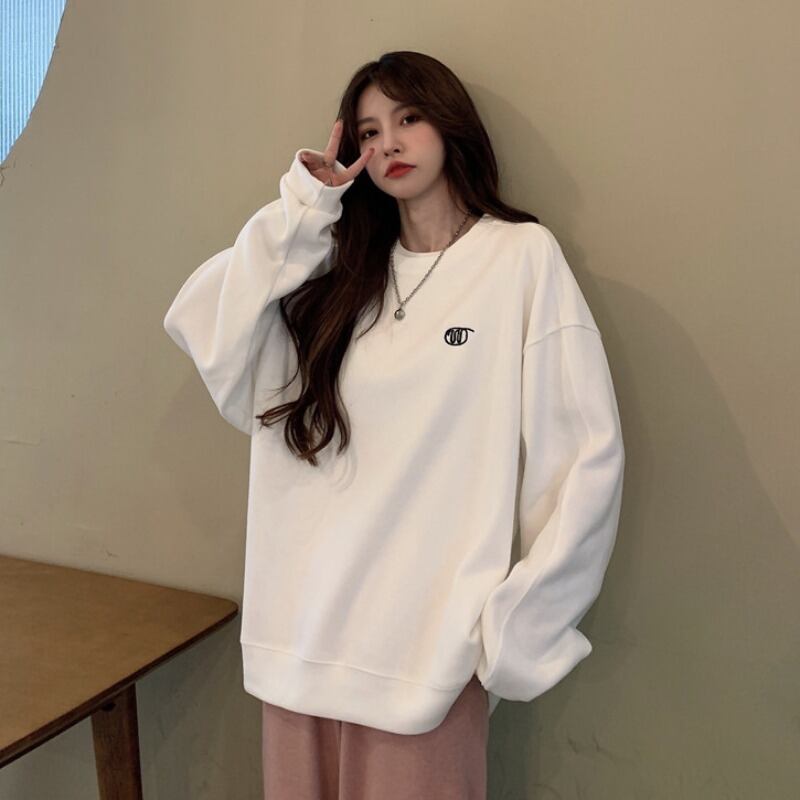 セーター レディースオータムウィンタールーズラウンドネックプルオーバー ブラウス 秋物 冬物 Oネック YY-ファッション29472787265