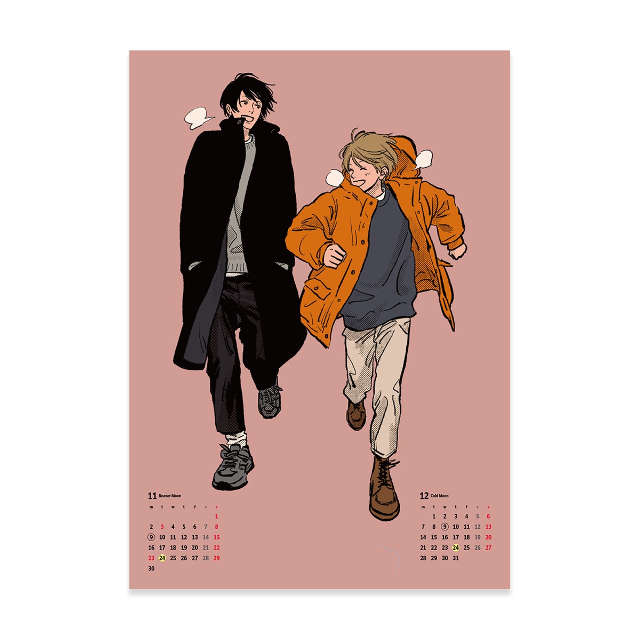 《テスト公開中》12/16発売　MOONカレンダー2026（7枚セット）