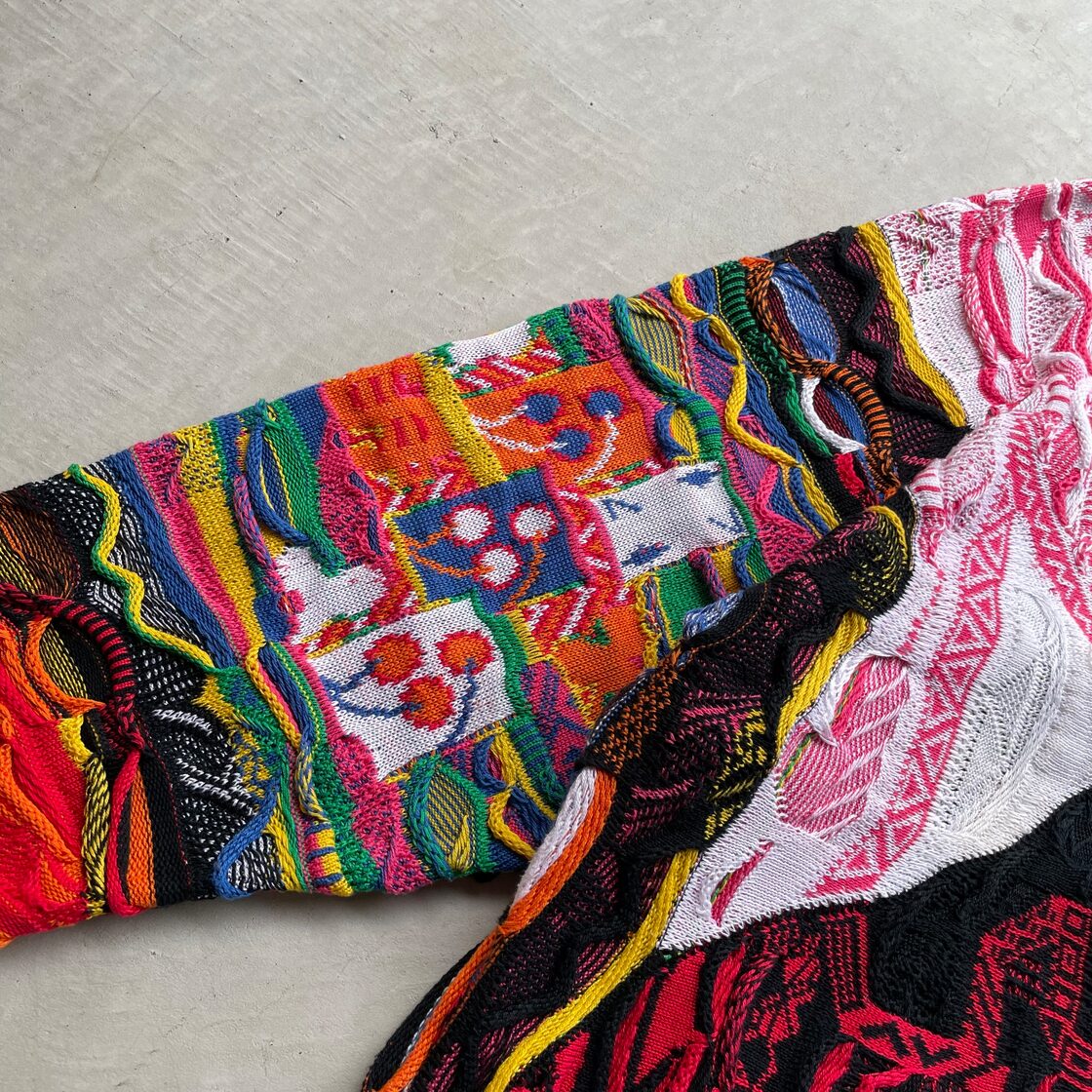 Coogi/3D casino knit クージー カジノ柄 ニット オーストラリア製 
