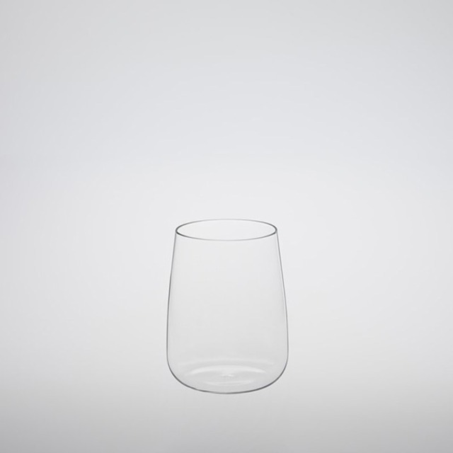 TG glass (ティージーガラス) Heat-resistant Stemless Red Wine Glass  (レッドワイングラス  耐熱ガラス)  370ml