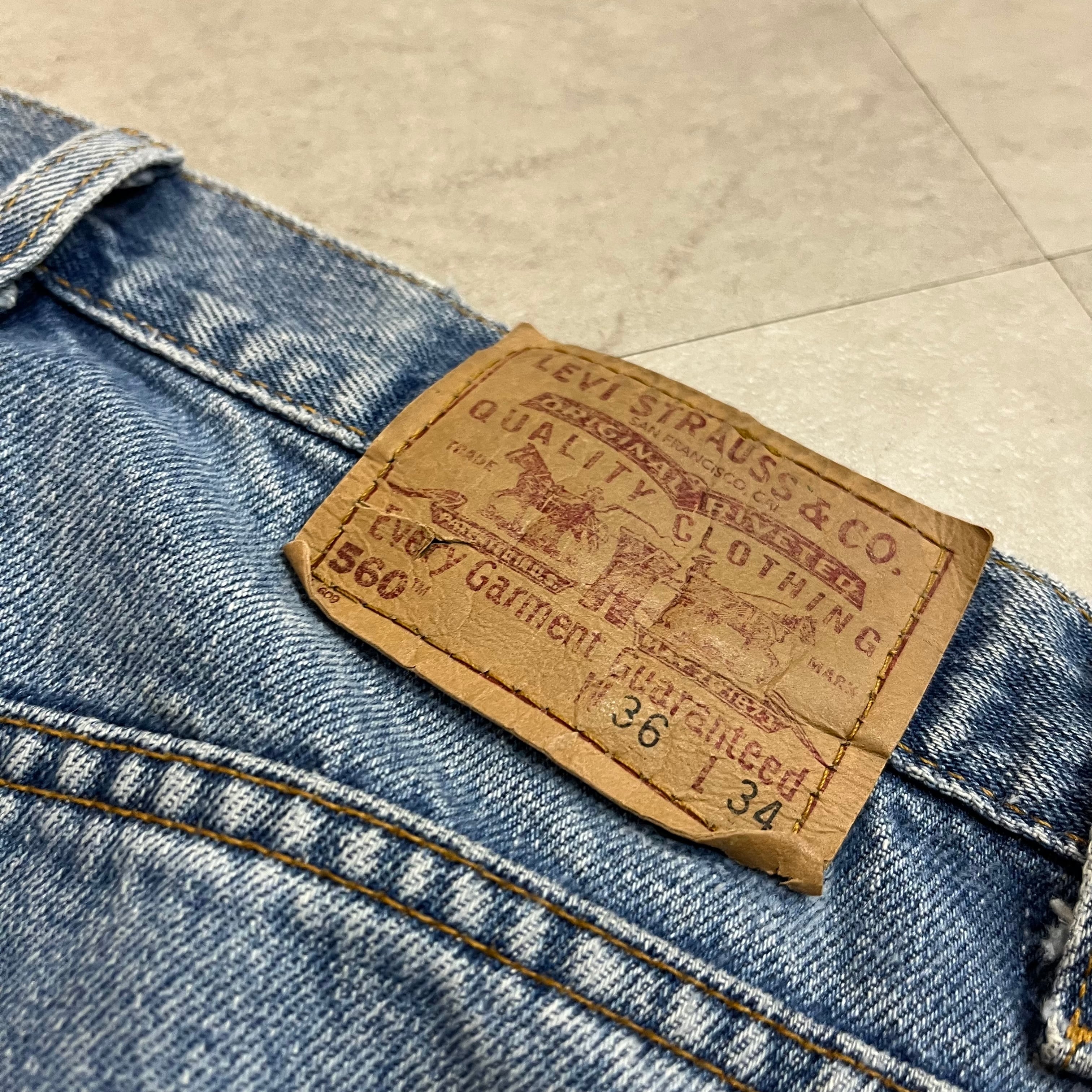 年代 USA製 size : W L Levi's リーバイス バギーデニム