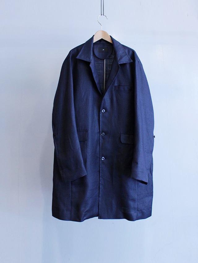 Garage.U.W  VINTAGE KERSEY ATELIER COAT NAVY