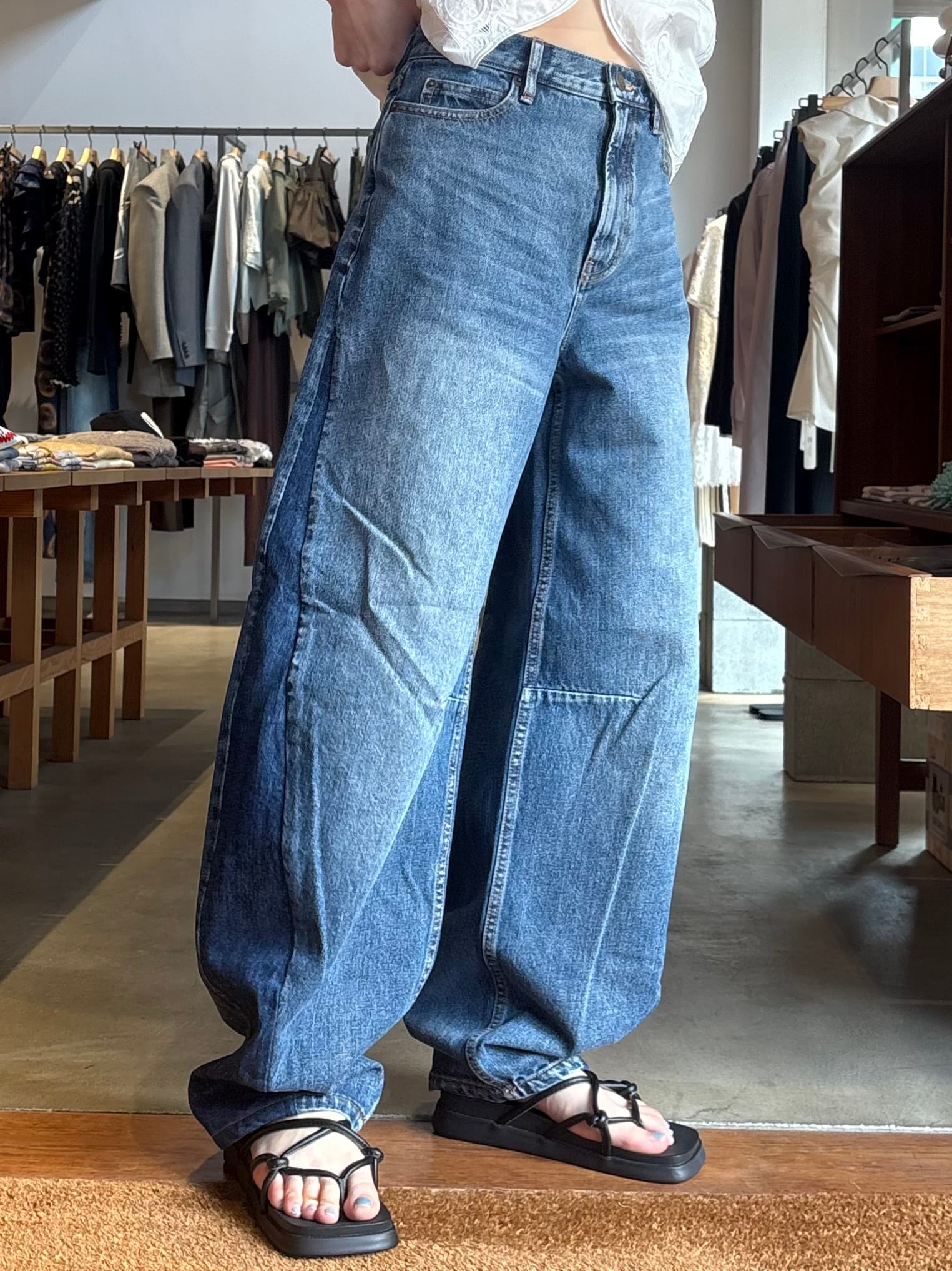 25AW】MASU エムエーエスユー / MB BAGGY JEANS USED / バギージーンズ