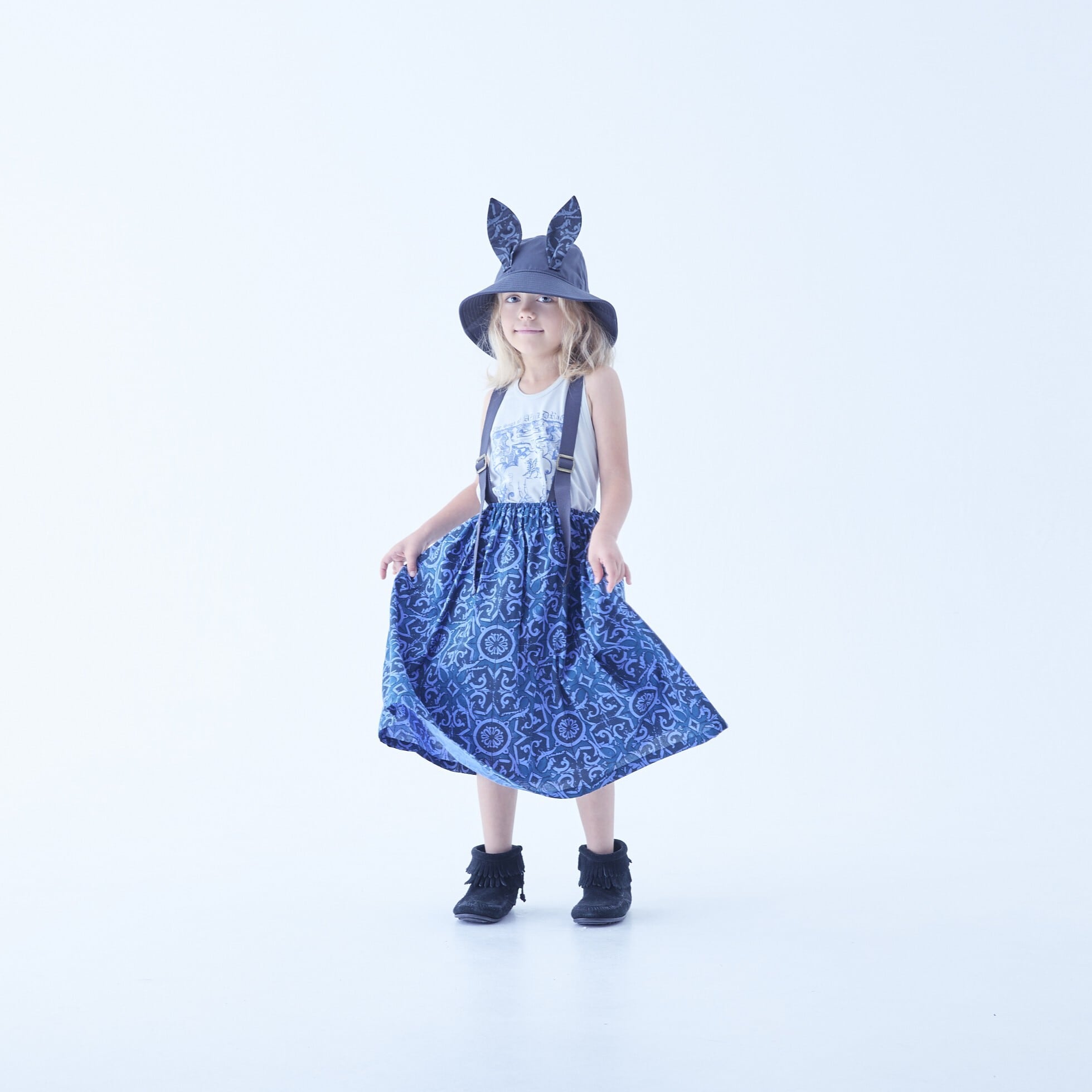 26SS】eLfinFolk(エルフィンフォルク)AZULEJOS Beast Bucket Hat black
