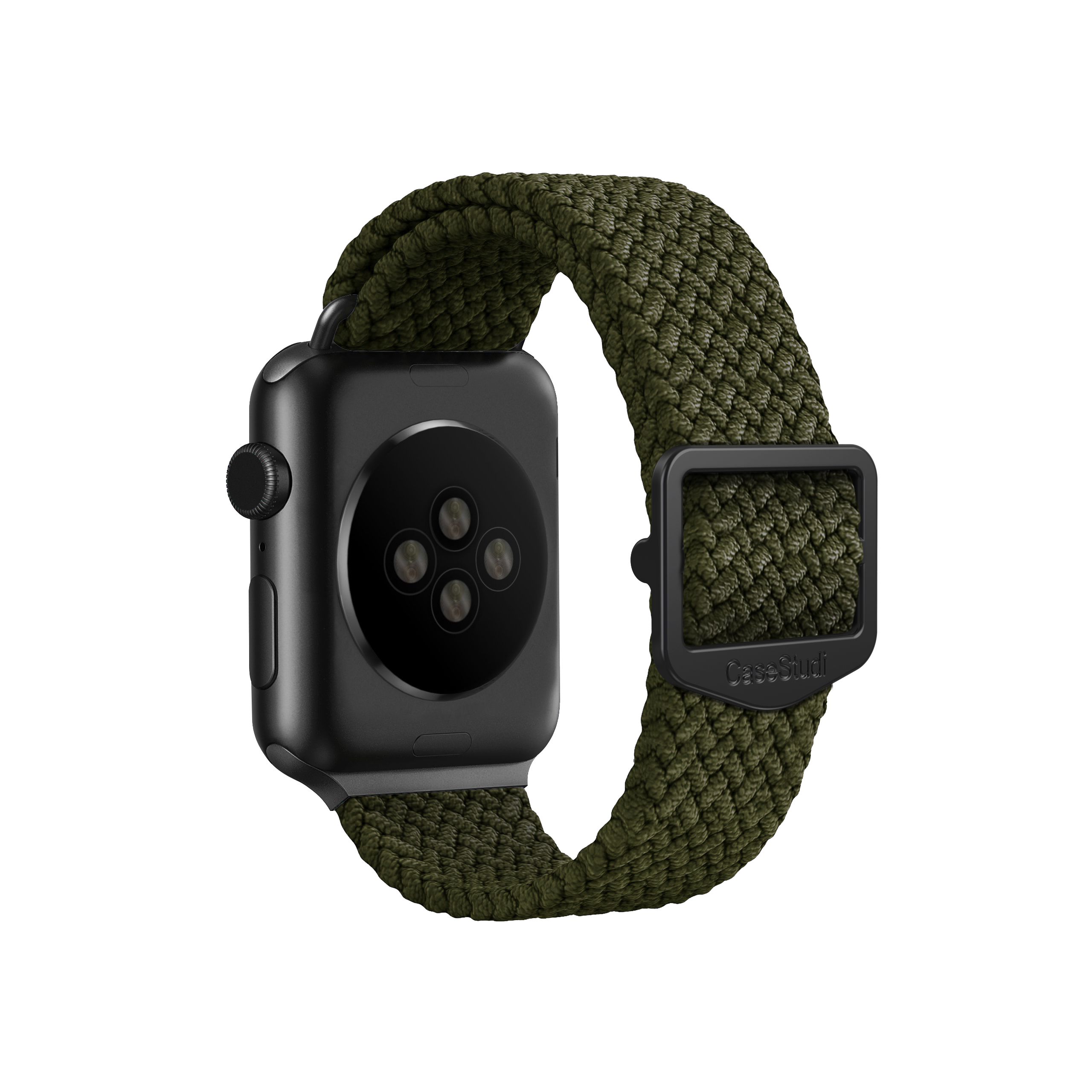 CaseStudi】 Apple Watch バンド 41mm  40mm 38mm SE  Series  対応 ナイロン 布 製 調整 簡単 シンプル