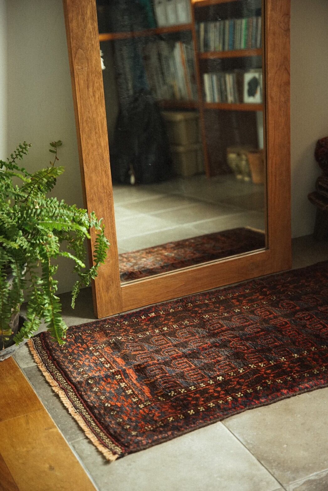 381-Vintage Baluch rug