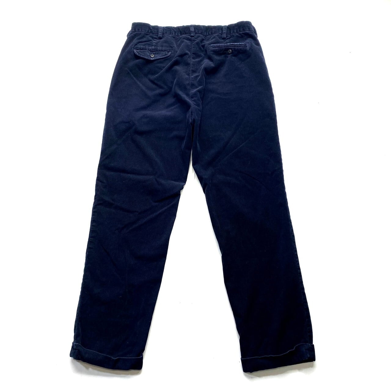 【32×32】90s Ralph Lauren コーデュロイパンツ ネイビー 90s POLOラルフローレンコーデュロイパンツネイビーハモンド32/30