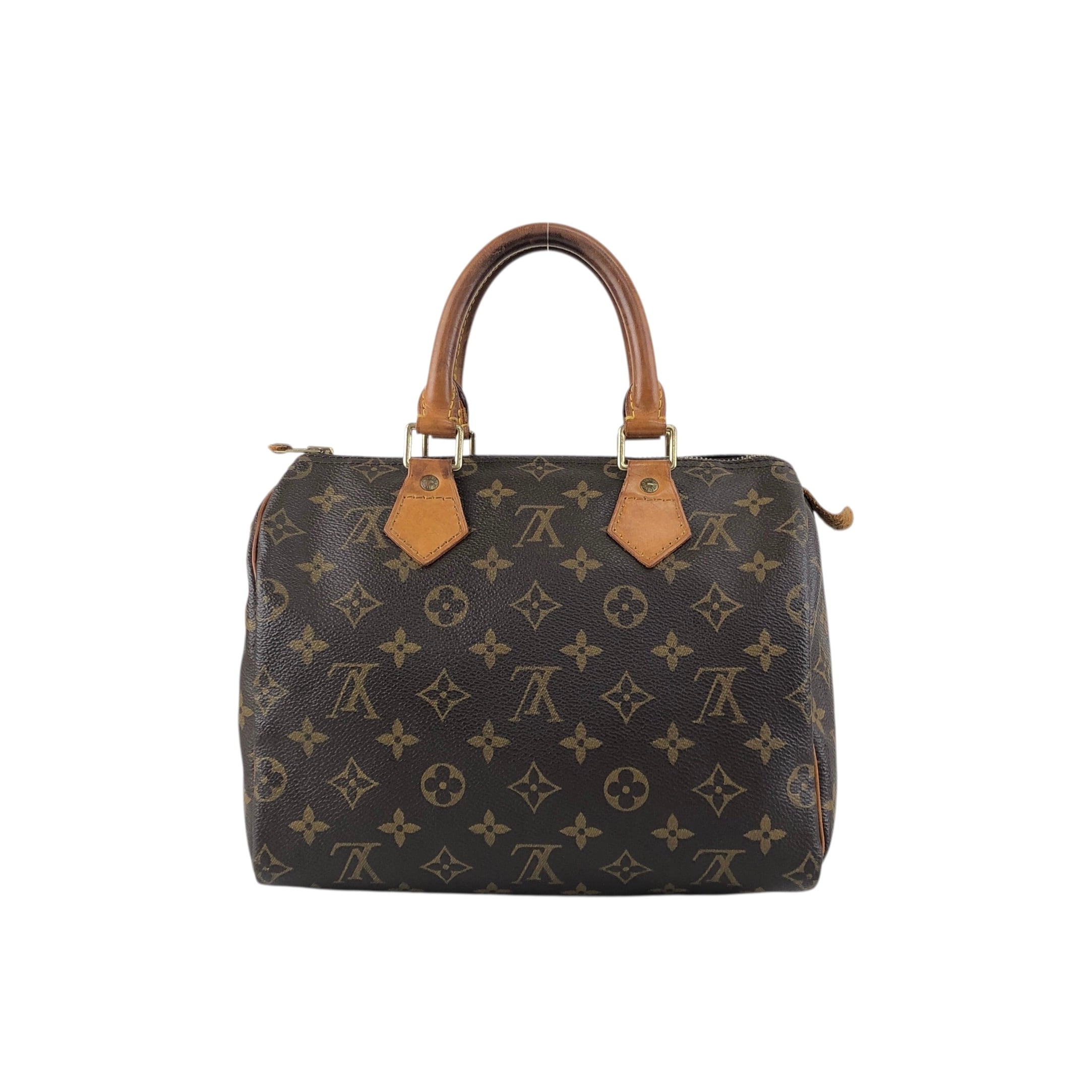 LOUIS VUITTON ルイヴィトン モノグラム ハンドバッグ ブラウン PVC