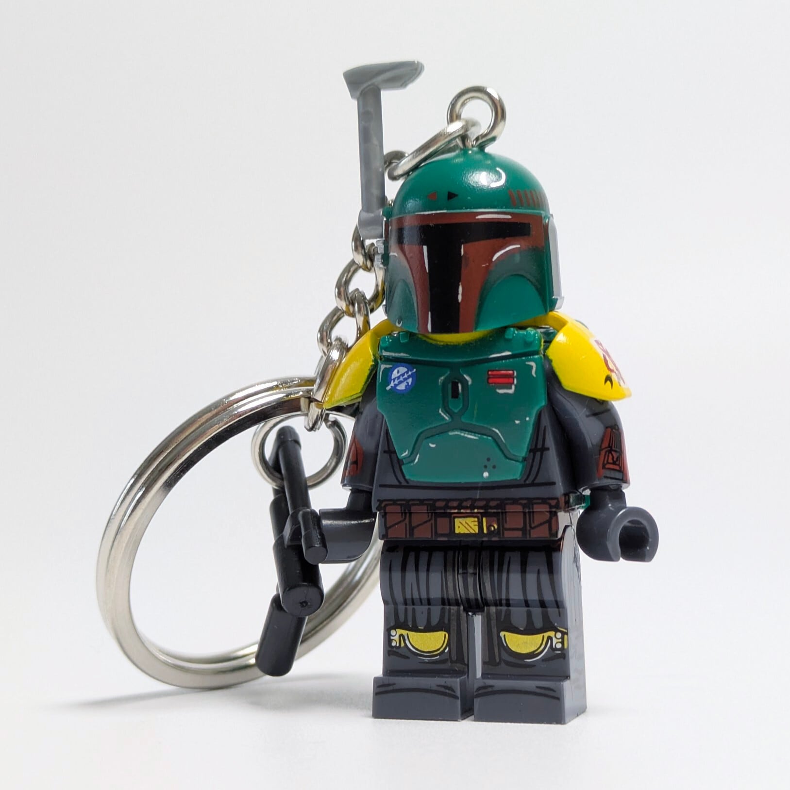 ★ブロックフィギュアキーホルダー★【 STARWARS ( スター・ウォーズ ) / ボバ・フェット/The Book of Boba Fett 】Boba Fett ( ボバ・フェット ) 〚アメリカン雑貨 アメトイ〛