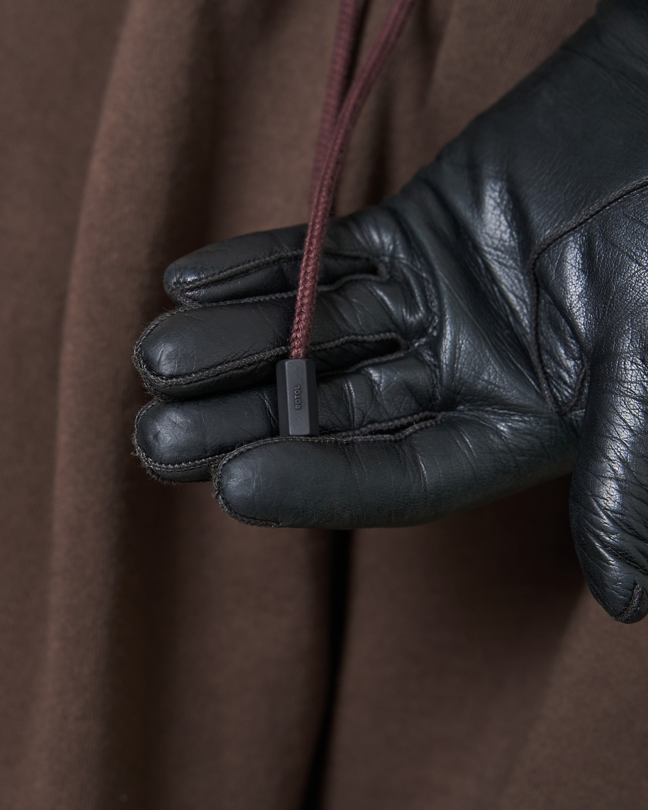 ROTOL "Double Tuck Hakama Sweat Shorts〔ASH〕"