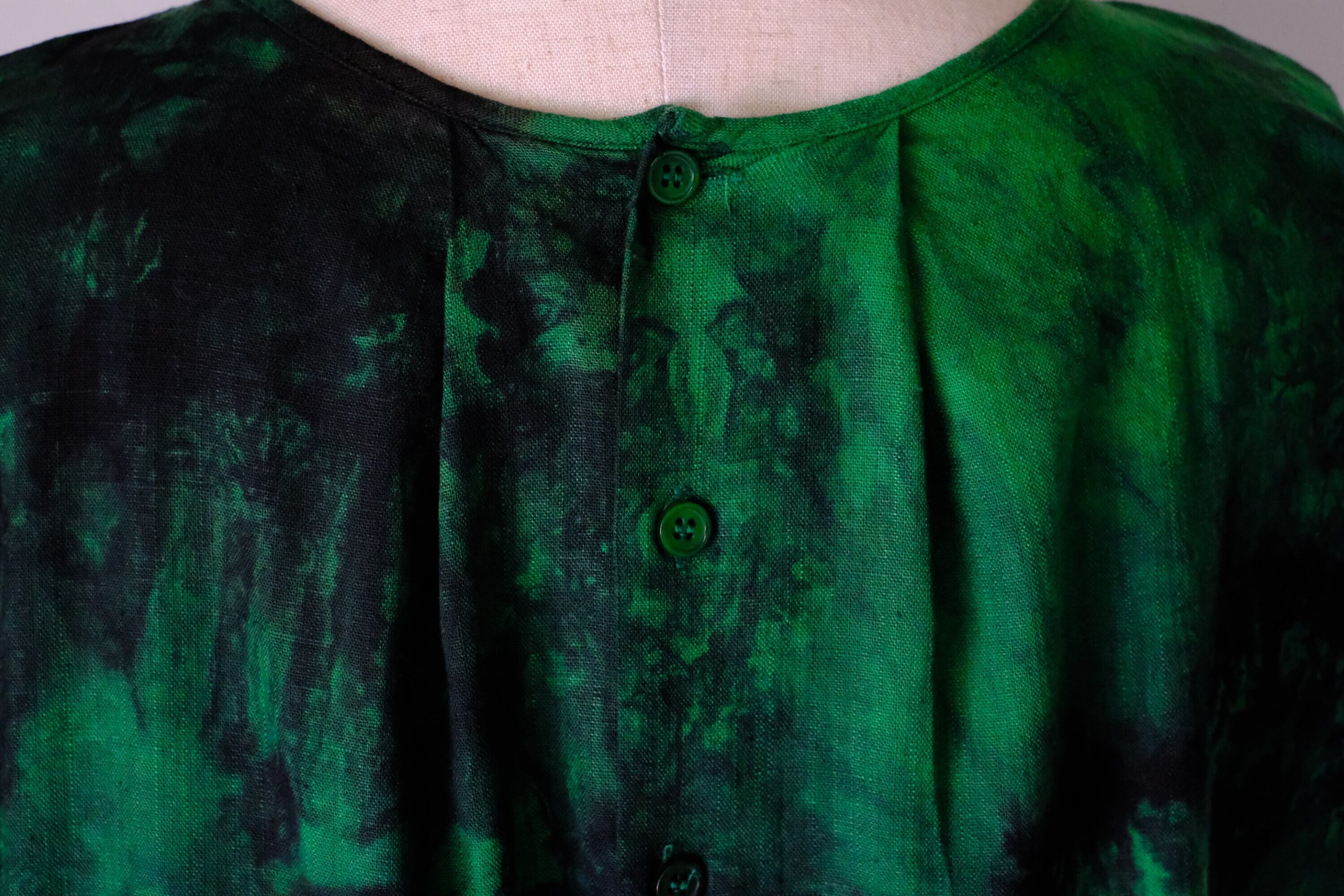 【remake】バックボタンブラウス　u-0165