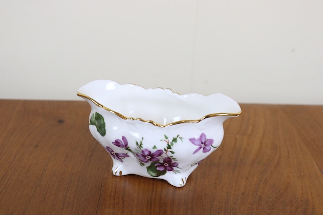 ハマースレイ　ヴィクトリアンバイオレット　シュガーボウル　スミレ　VICTORIAN　VIOLETS　ヴィンテージ　イギリス　Hammersley　に152-2