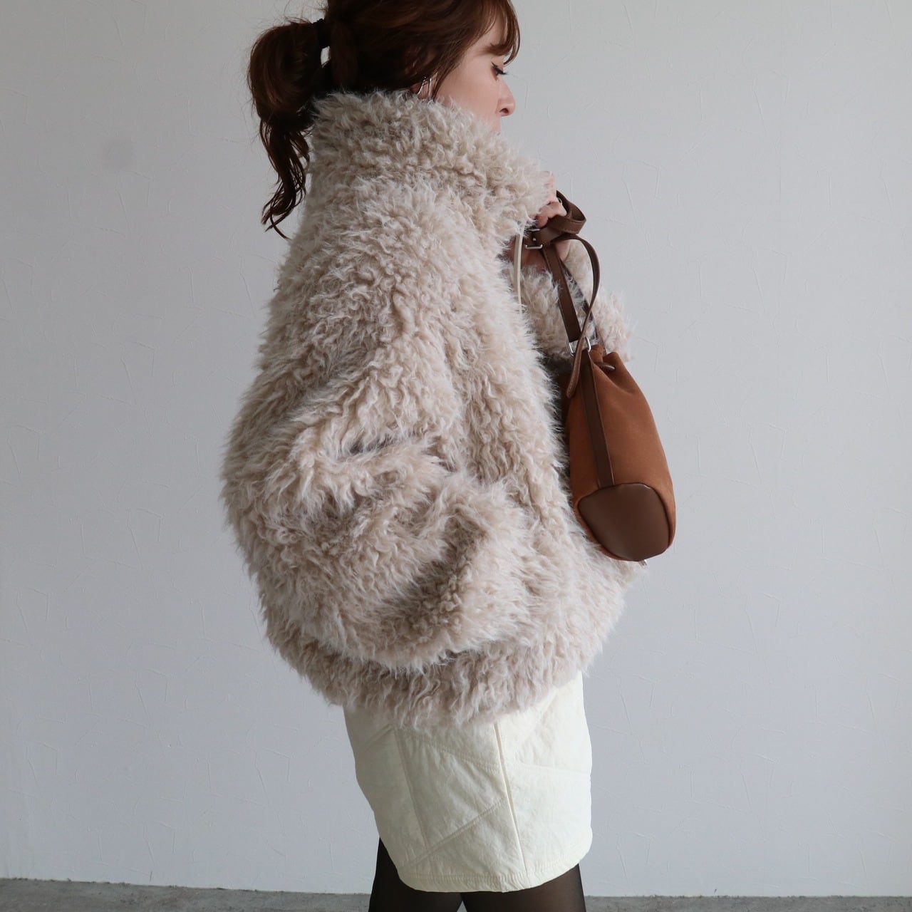 ミックスシープファーブルゾン※一部予約商品です※【p246987-z】宅配便