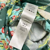 patagonia パタゴニア 花柄 アロハ チューブトップ ワンピース XS /グリーン系