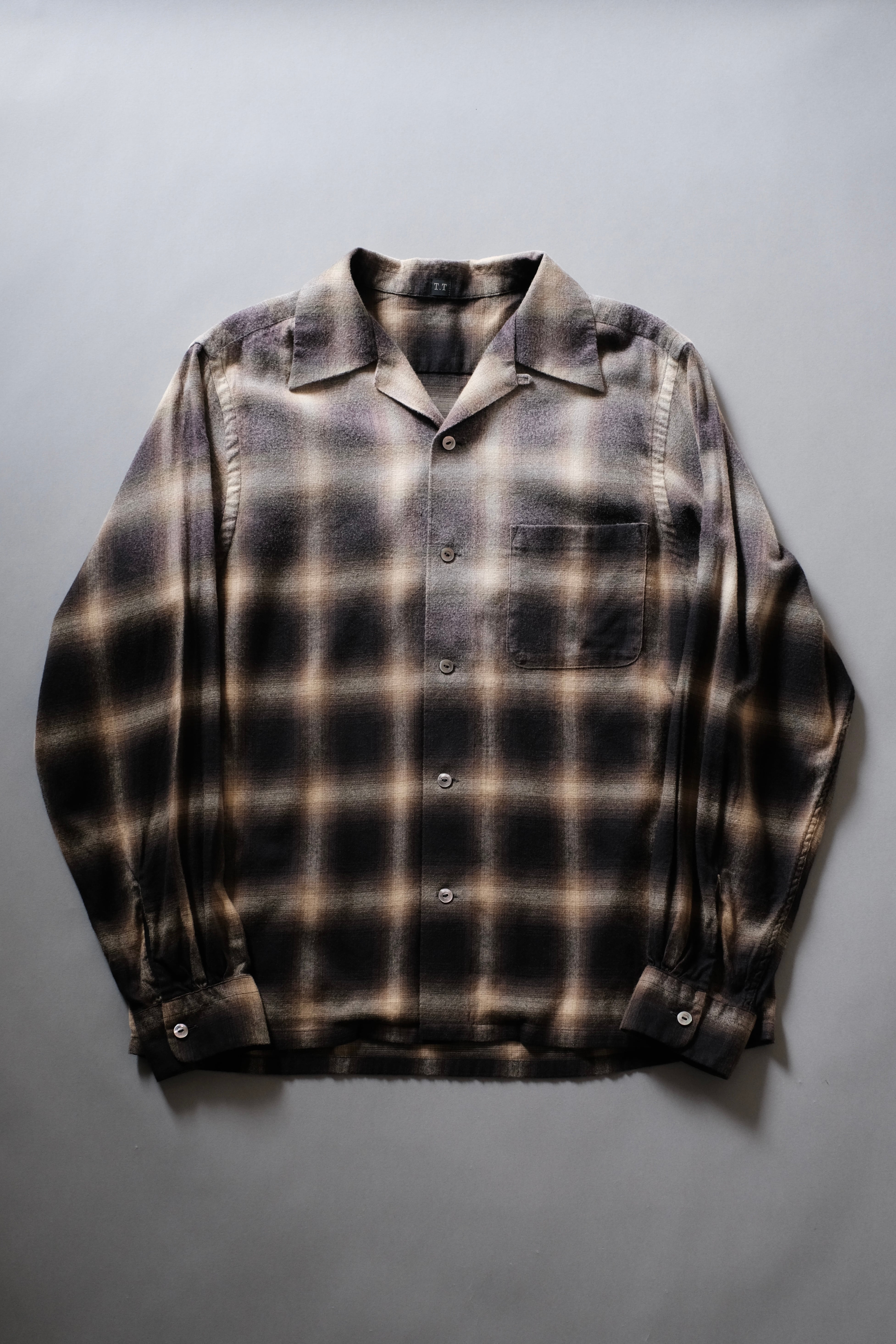 T.T / LOT.101 OPEN COLLAR SHIRT 