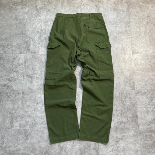 60-80s スウェーデン軍 実物 M-59 フィールドパンツ C50 w31 詳細写真2