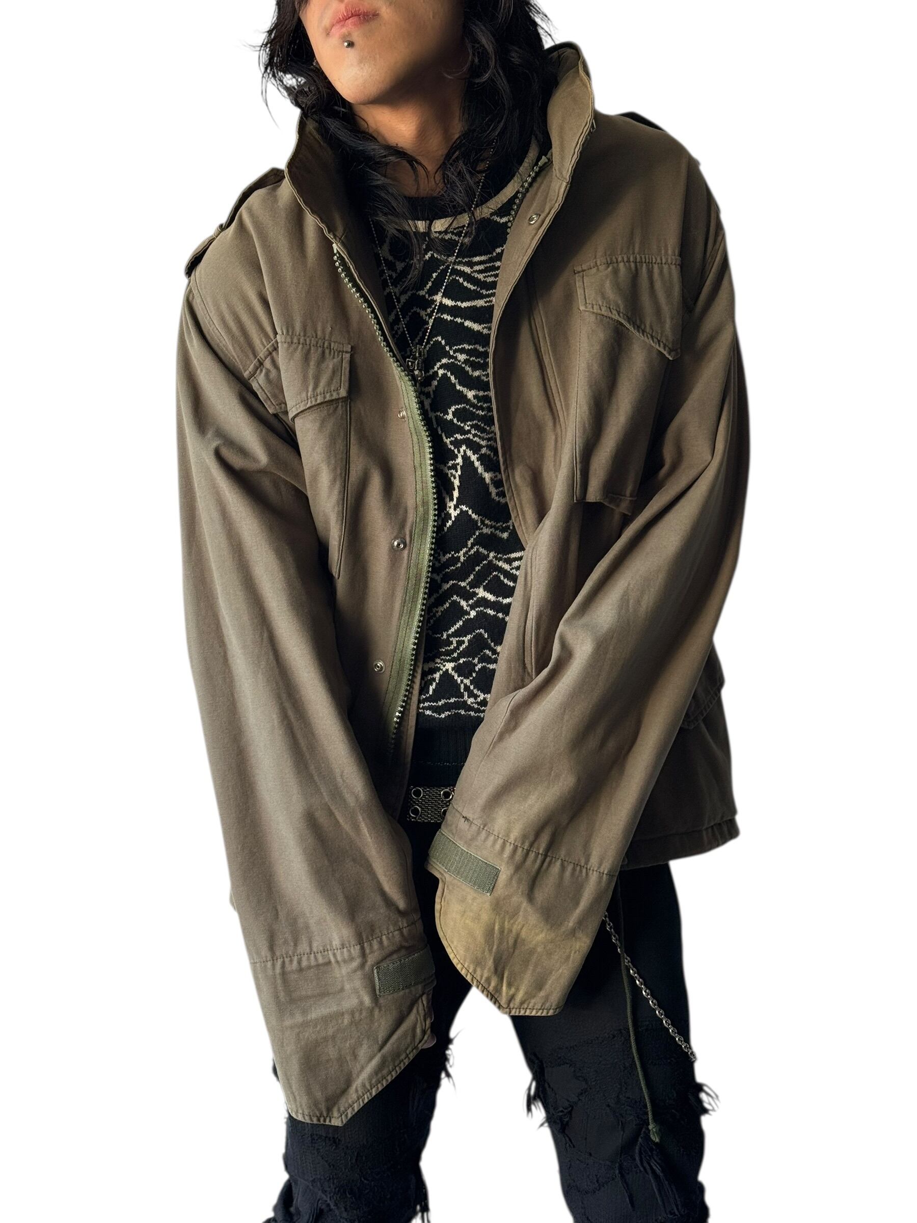 ♾00's PHENOMENON archive♾ LOOP M-65 Multiple Zip Military jacket