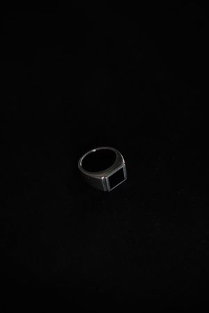 R.ALAGAN / SIGNET RING / ONYX