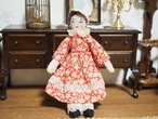 赤いワンピースの布製ドール ハンドメイド 画像2