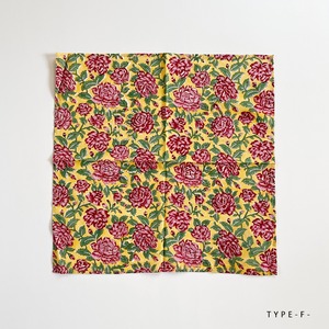 【2023SS】Blockprint handkerchief