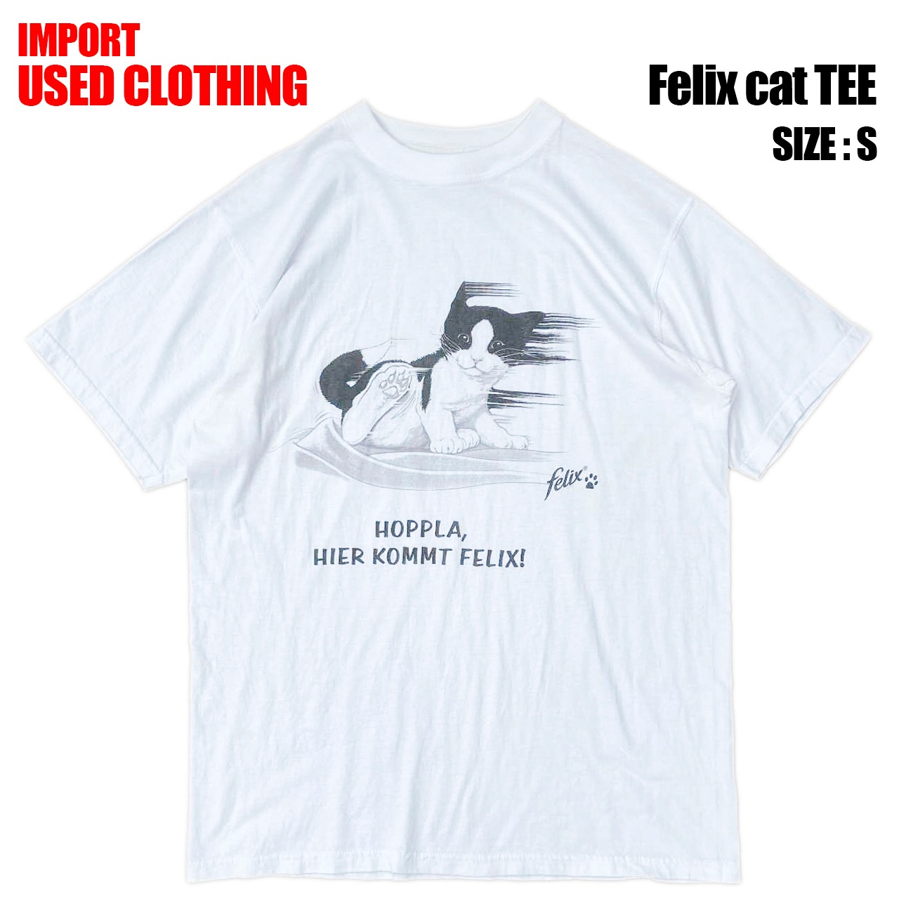 【USA古着】Felix cat TEE (size S)