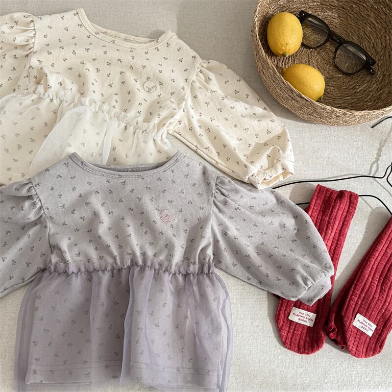 レース切り替えしフラワートップス