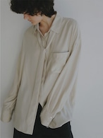 ETRE TOKYO キュプラネクタイオーバーサイズシャツ