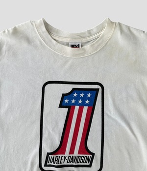 -Harley Davidson- Vintage 90s Print T-shirt