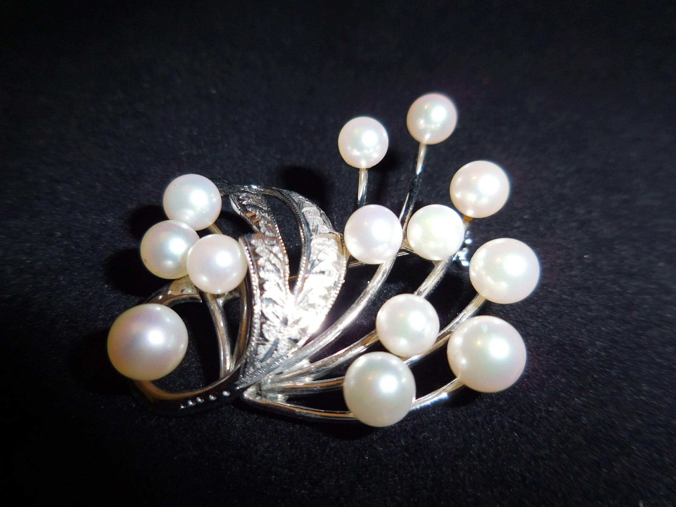 真珠ブローチ（ビンテージ ）vintage pearls brooch(made in Japan)No1 | 春夏秋冬（しき）アンティークス  powered by BASE