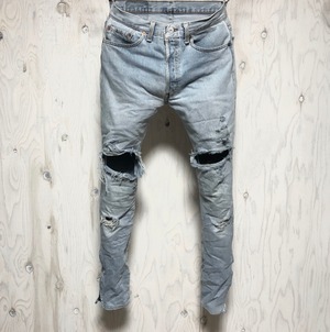 Levi's 501 crash＆riri zip custom w31