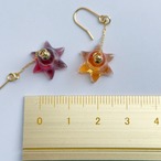 【片耳販売】お弁当の主役！ぷっくりクリアなタコさんウィンナーのピアス / イヤリングピアス イヤリング イヤーカフ ネックレス チャーム　