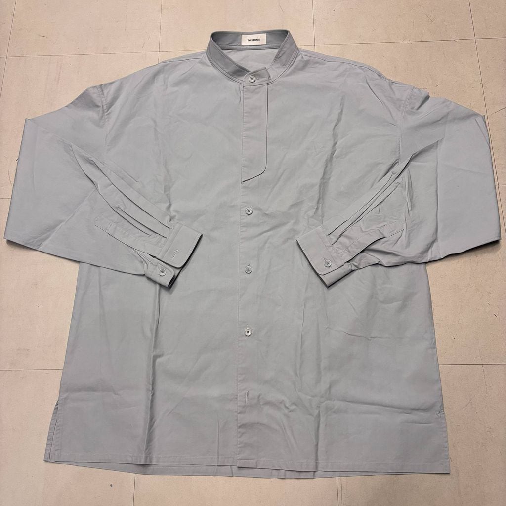 良品 THE RERACS ザリラクス ロングスリーブ プルオーバー シャツ サイズ46 ホワイト メンズ レディース 古着 中古 USED THE RERACS - 良品 THE RERACS ザリラクス ロングスリーブ プル