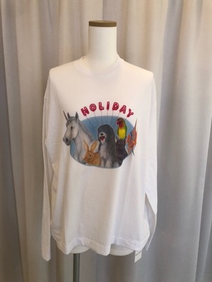 HOLIDAY-SUPER FINE L/S T SHIRT(ZOO)