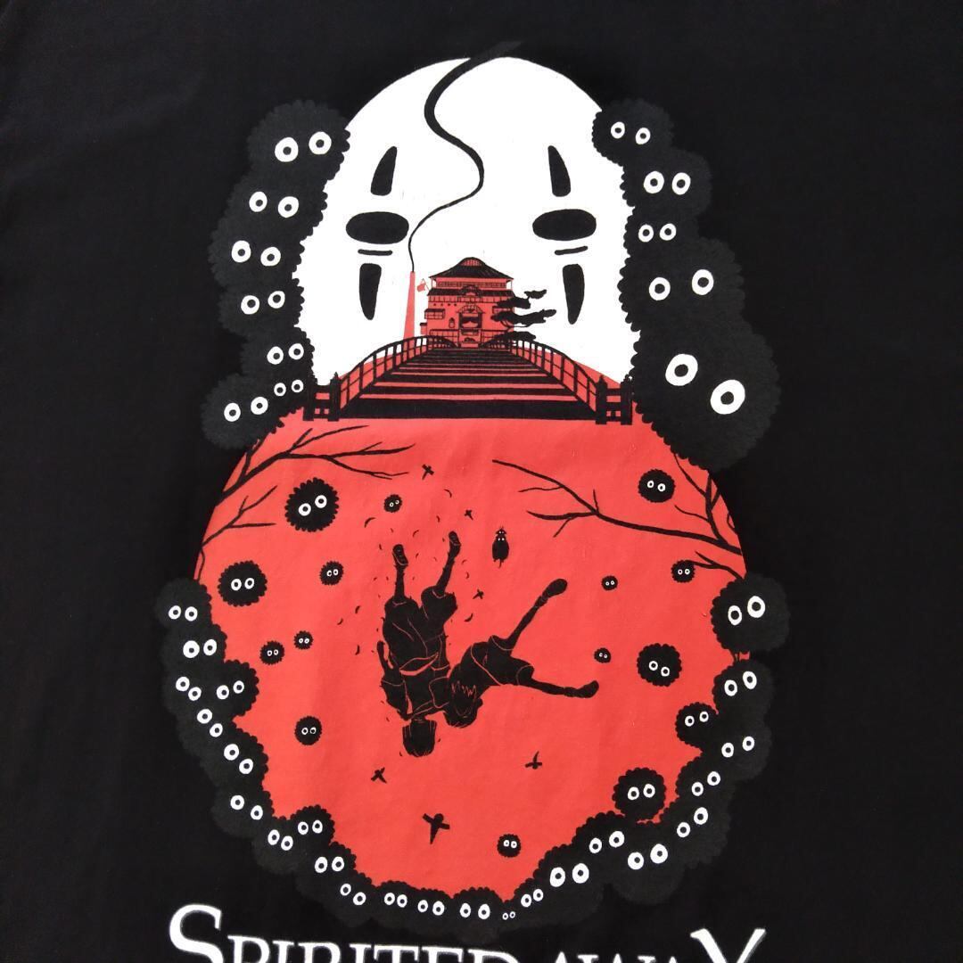 古着 千と千尋の神隠し Tシャツ XLサイズ 黒 ジブリ ムービー アニメT  