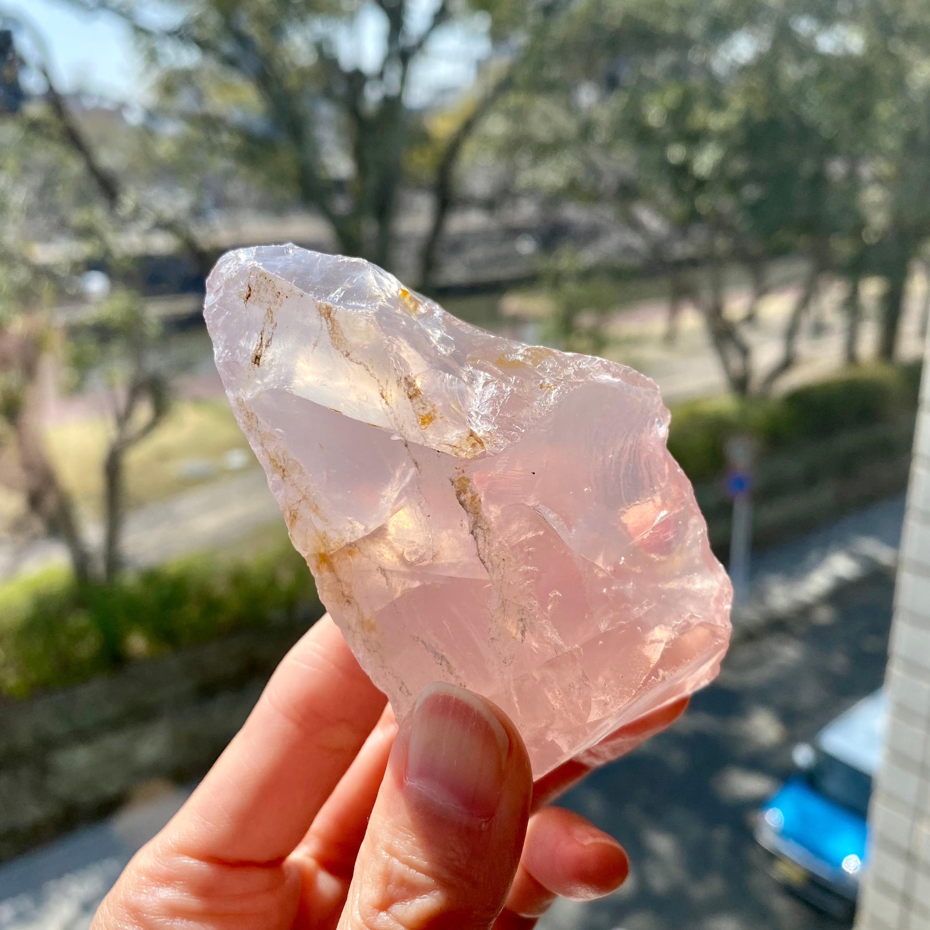 ローズクォーツ 丸玉  大玉 球体 置物 水晶玉 原石 ローズクォーツ丸玉 パワーストーン ローズクォーツ超大玉 希少な色合い他になし ピンクと紫 キラキラ虹