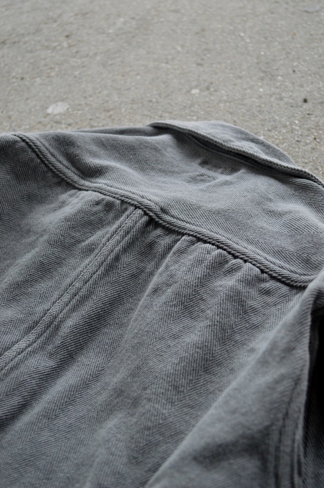 SEUVAS 10oz Heavy Herringbone Canvas Tracker Jacket "Dyed SUMI" Made in Japan Kurashiki ソウバス 倉敷帆布 2nd型 トラッカージャケット 炭染め