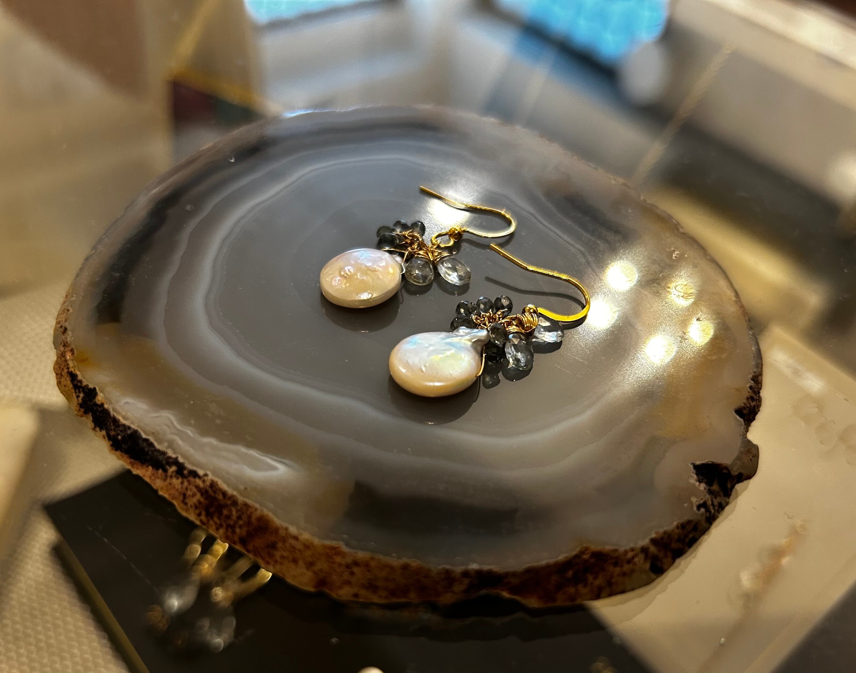 14kgf】ハーキマーのフープピアス | 神楽坂の小さなメイクエステ