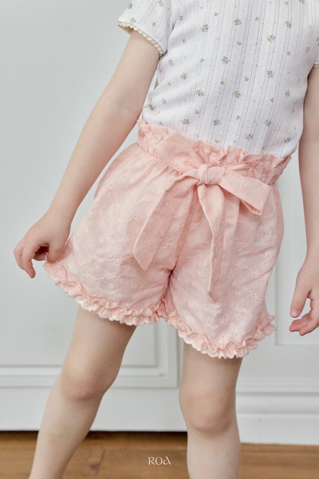 【5/11〆予約】<Roa>  Rosy ribbon pants