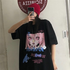 【トップス】アバンギャルドプリント個性派Ｔシャツ217261000N