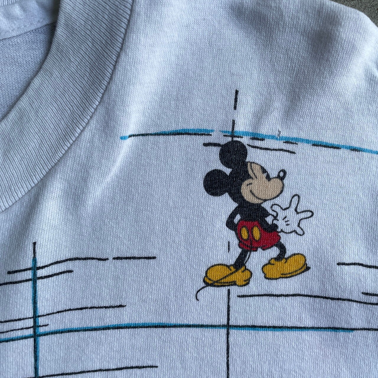 90年代 USA製 WALT DISNEY WORLD マップ ミッキーマウス キャラクター 