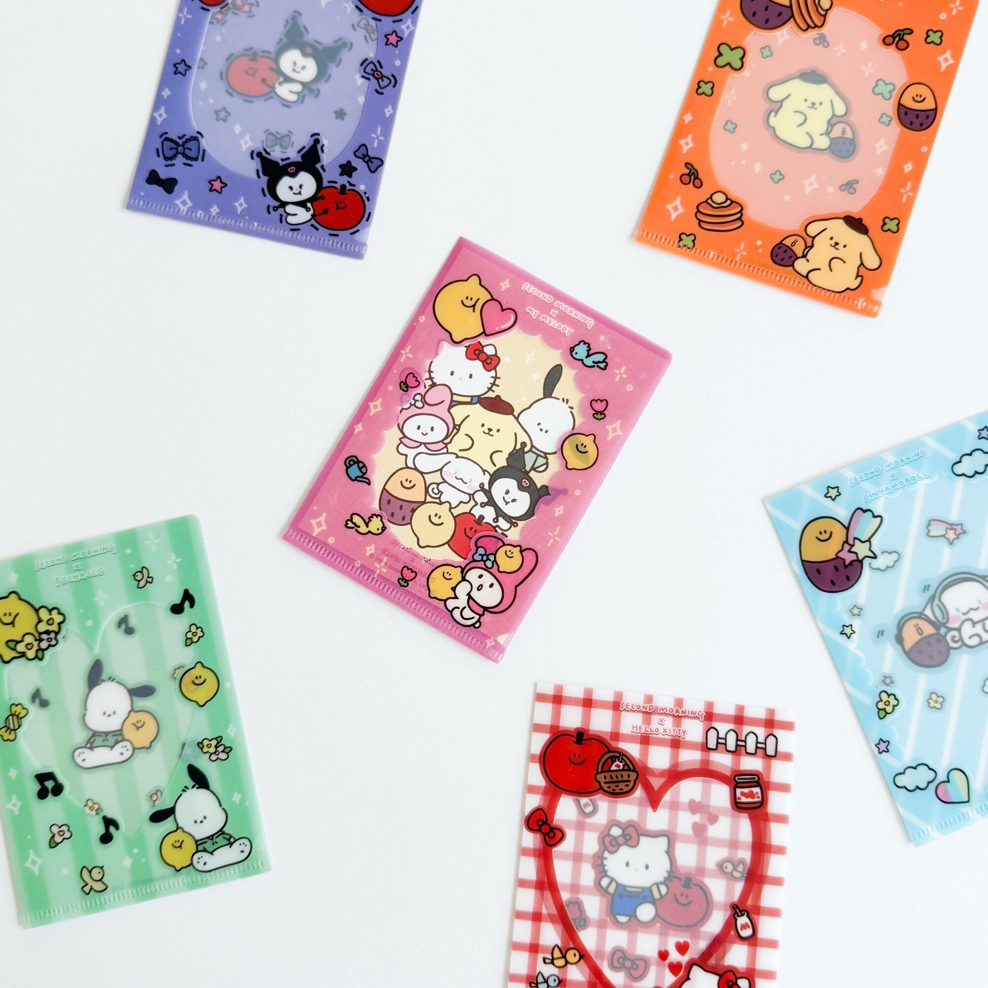 second morning × sanrio characters] フォトカード ホルダー セット