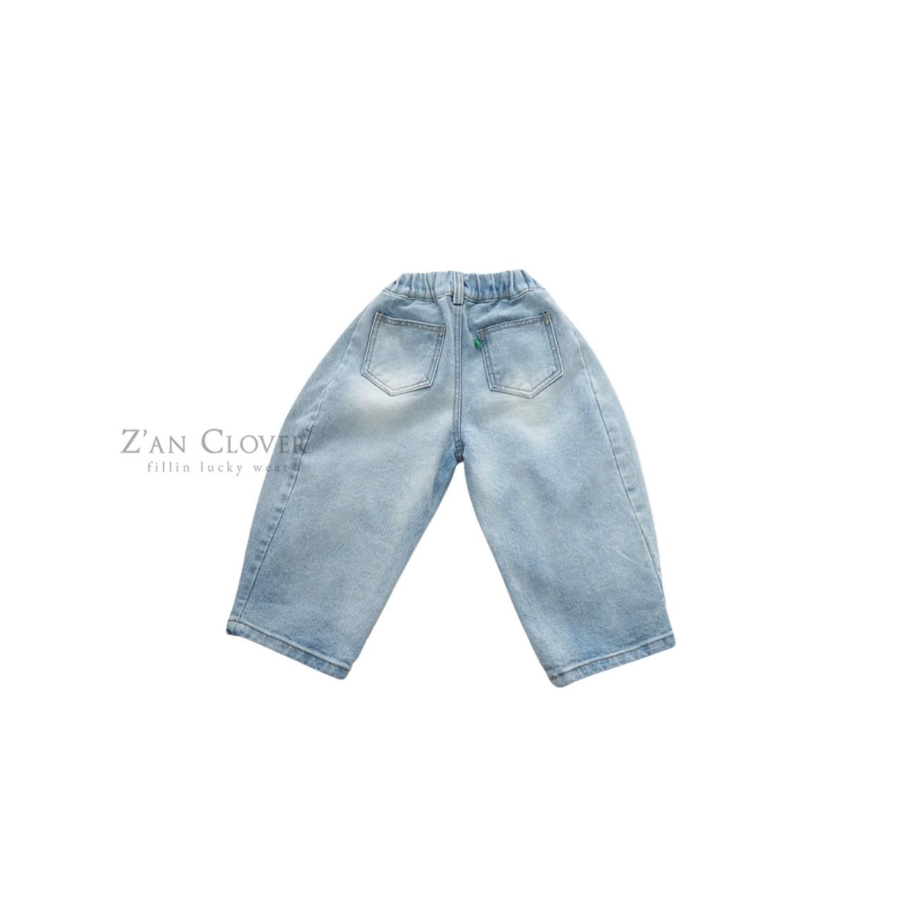 [Z’AN CLOVER] D-Line Damage Denim Pants / [지안클로버] D라인데미지데님팬츠