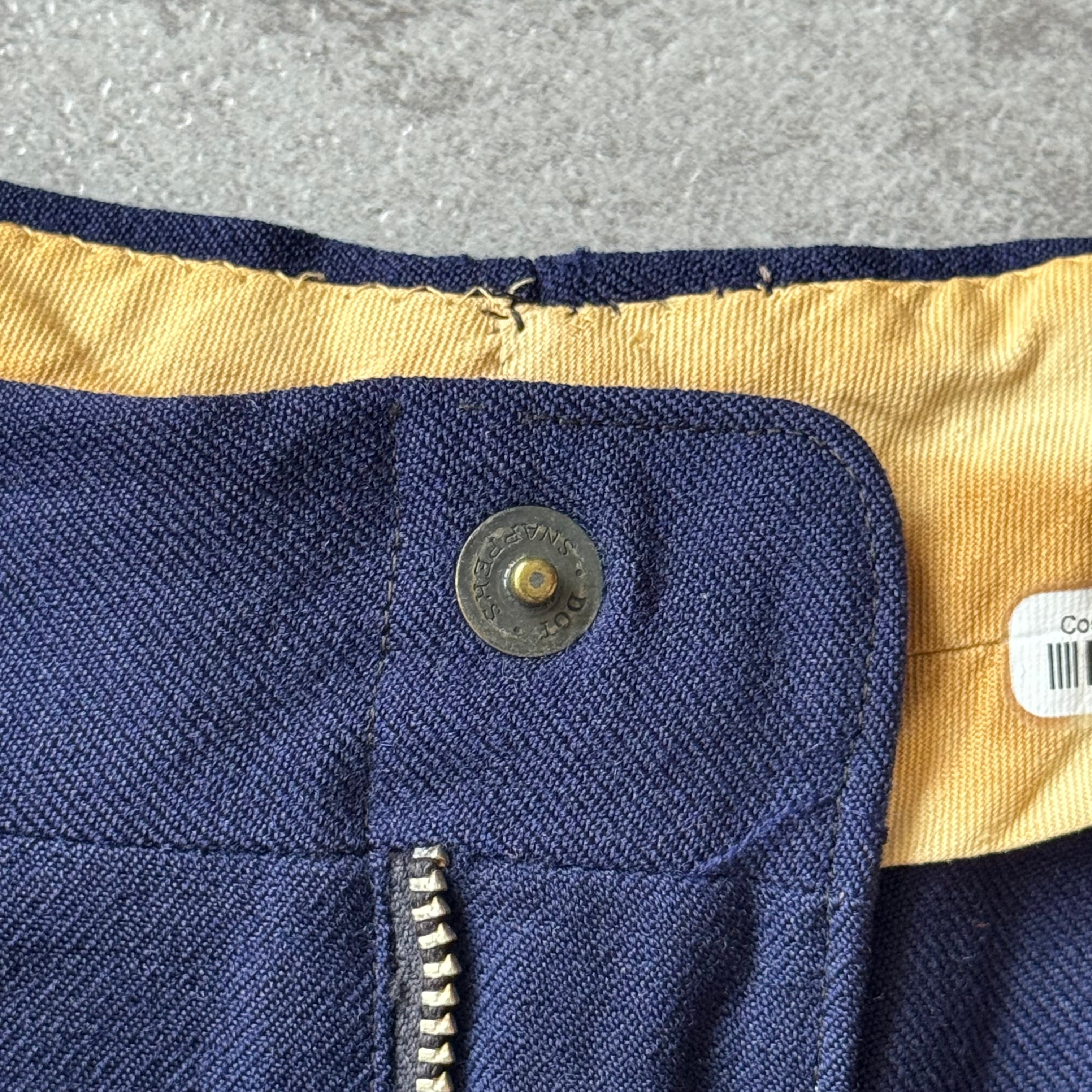 1950's US Vintage 2tuck Wool Gab Slacks / 50年代 アメリカン
