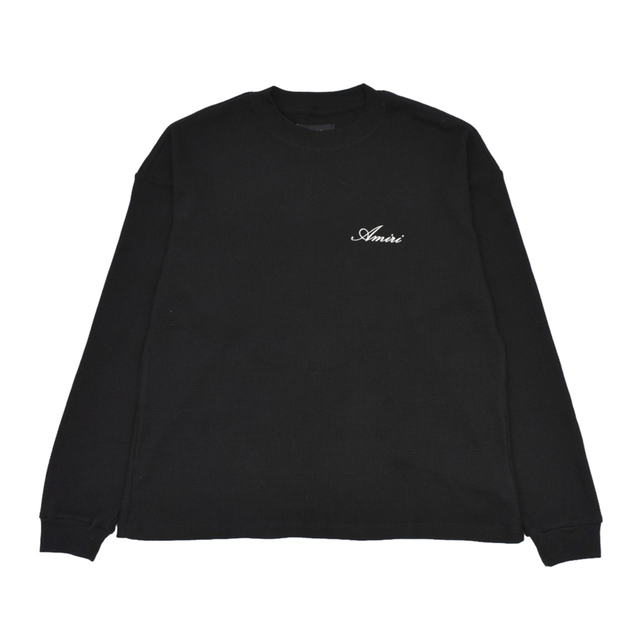 【AMIRI】SMOKING WOLF OS WAFFLE CREW - 1
