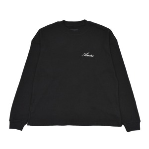 【AMIRI】SMOKING WOLF OS WAFFLE CREW