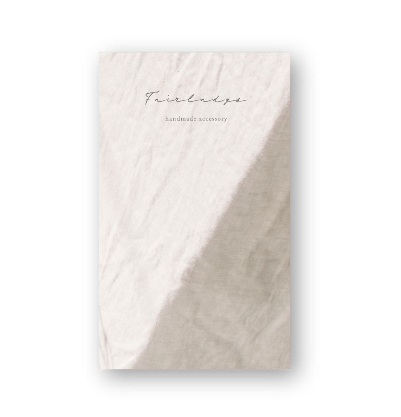 リネン布 × 影 ｜ アクセサリー台紙 ｜ cd_00279